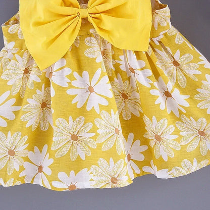 Girls Summer Floral Princess Dress