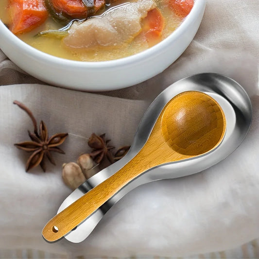Fish Shape Stainless Steel Spoon Rest