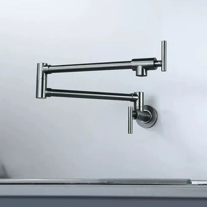Wall Mounted Swivel Pot Filler Faucet
