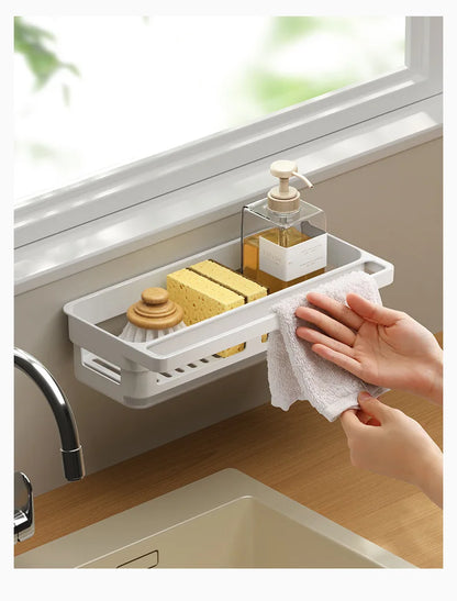 Sink Sponge Holder with Drainage Tray