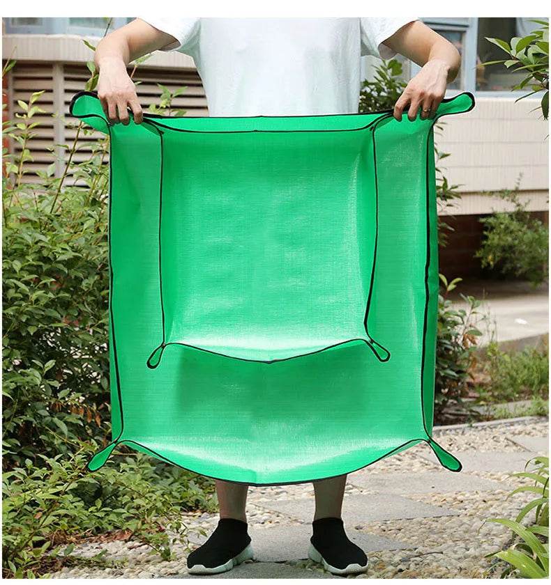 Waterproof Plant Pot Mat, Indoor Garden Mat With Work Gloves, Foldable Houseplant Succulent Pot Mat, Indoor Plant Mat, Portable - My Chroma Cart