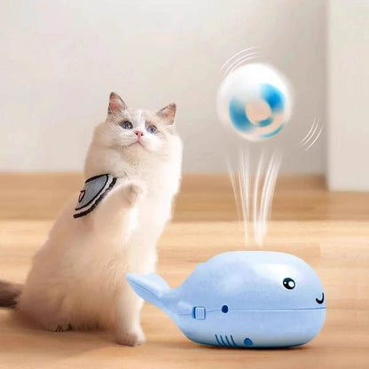 Cat Electric Toy Portable Floating Ball Cat Toys USB-powered Kitten Interactive Playing Ball Toys Cartoon Training Toy for Cat - My Chroma Cart