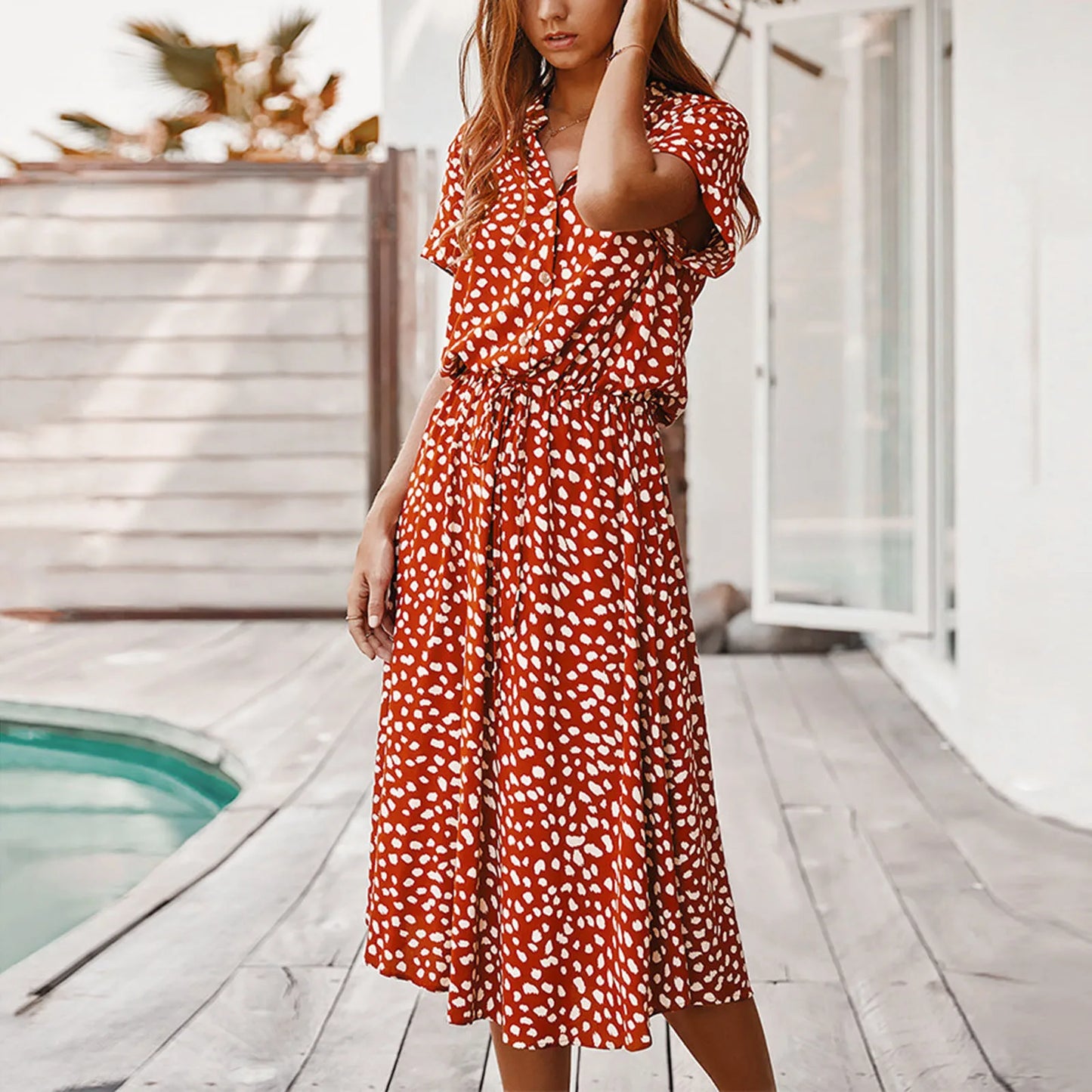Women’s Polka Dot Summer Dress