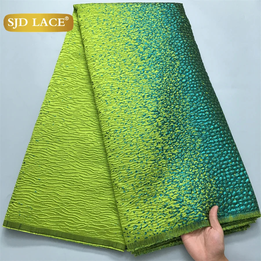 African Brocade Lace Fabric – 5 Yards