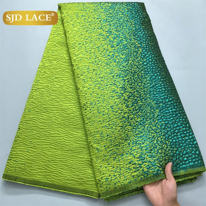 African Brocade Lace Fabric – 5 Yards