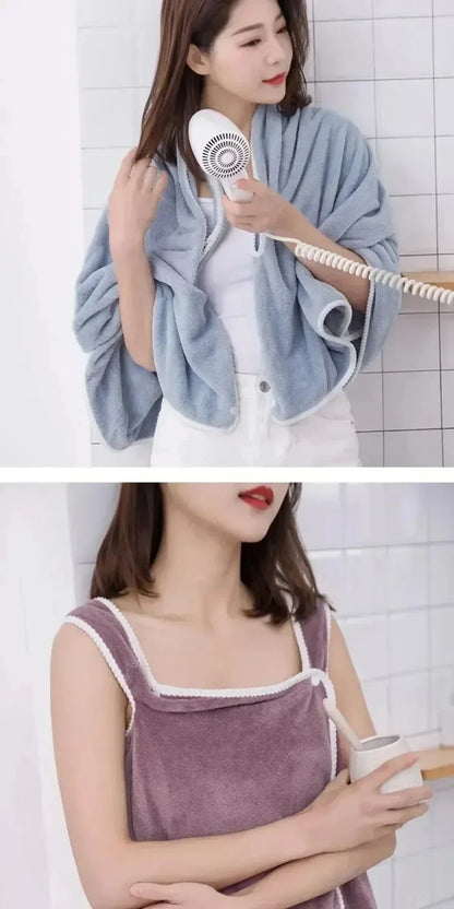 Wearable Bath Towel Dress