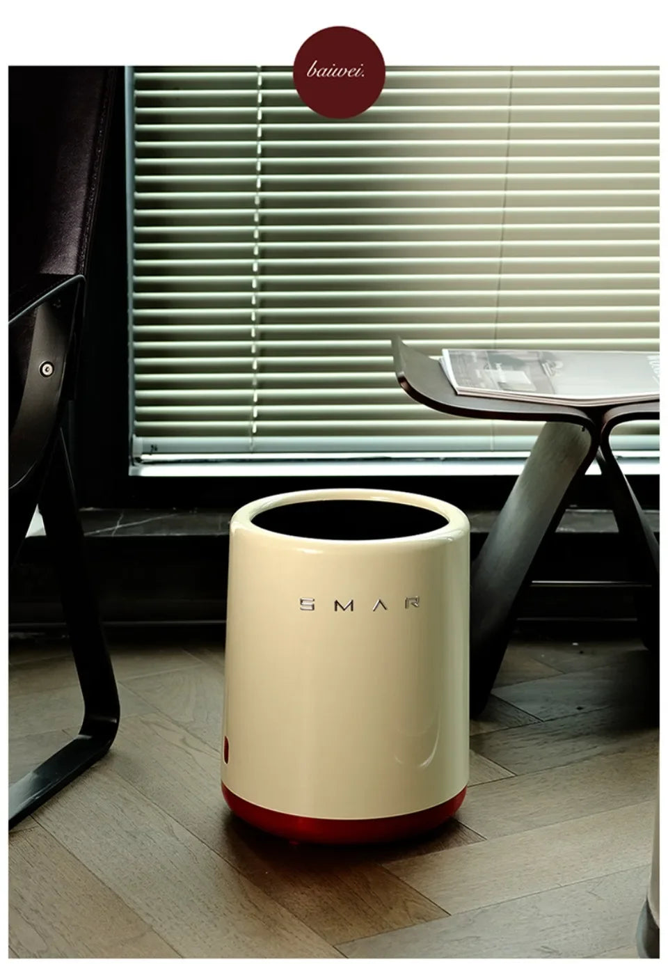 13L Nordic Style Dual Layer Trash Can
