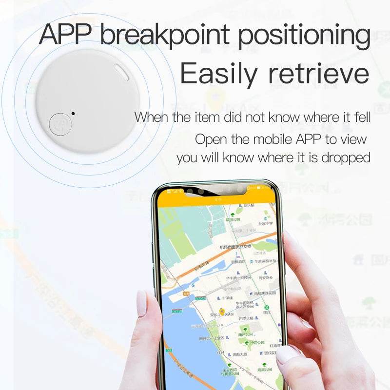 Mini GPS Locator AntiLost Alarm Wallet Keychain Smart Tag Bluetooth-Compatible Tracer Keychain Dog Pet Child Tracker Key Finder - My Chroma Cart