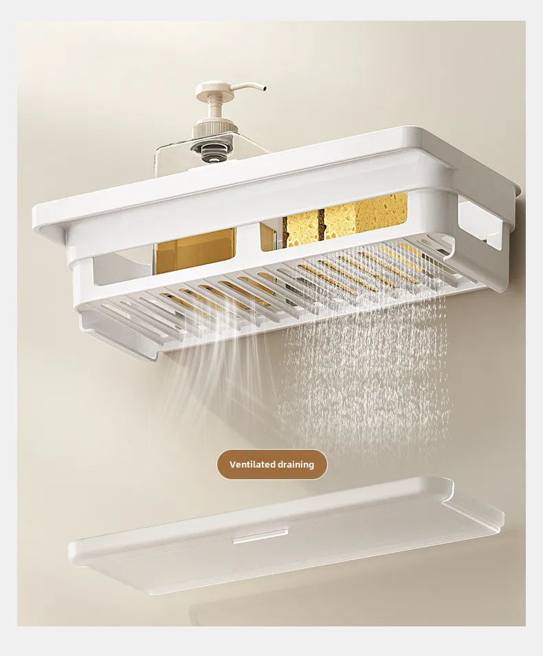 Sink Sponge Holder with Drainage Tray