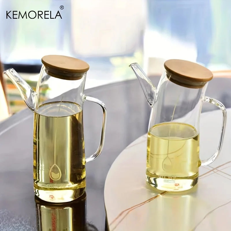 KEMORELA Leakproof Glass Oil Dispenser