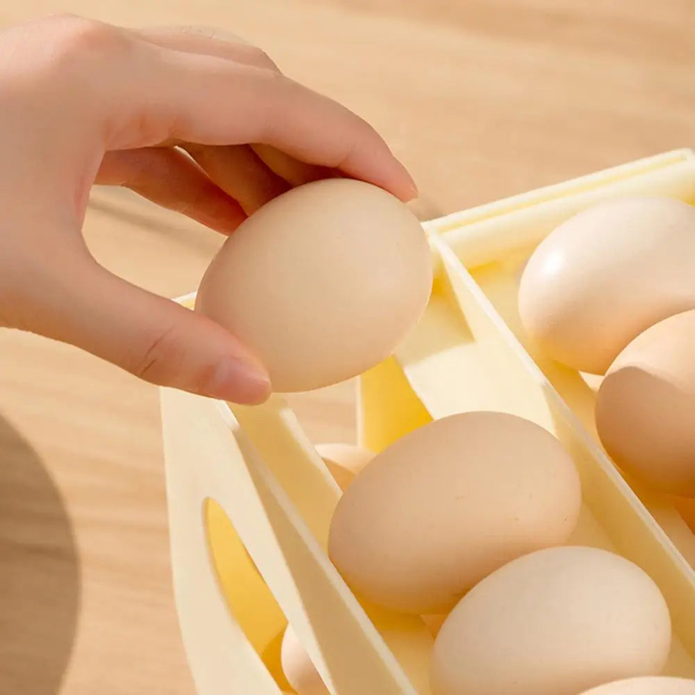 Automatic Rolling 3-Tier Egg Dispenser