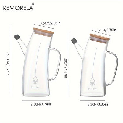 KEMORELA Leakproof Glass Oil Dispenser