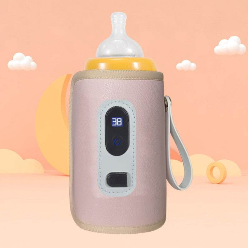 USB Milk Bottle Warmer Infant Bottle Portable Heat Keeper Formula Milk Travel Heating Sleeve for Baby Nursing Bottles - My Chroma Cart