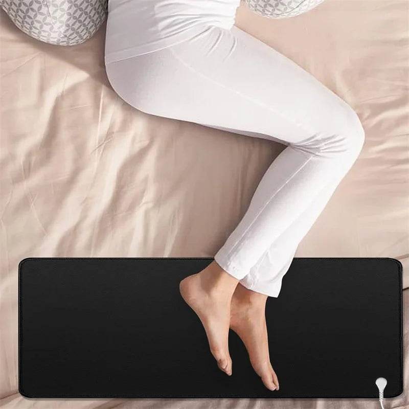 Earthing Mat with Wristband Soft PU Grounding Mat Pad Healthy Balance for Anxiety Relief & Better Sleep Earth Connected Therapy - My Chroma Cart