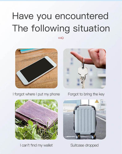 Mini GPS Locator AntiLost Alarm Wallet Keychain Smart Tag Bluetooth-Compatible Tracer Keychain Dog Pet Child Tracker Key Finder - My Chroma Cart