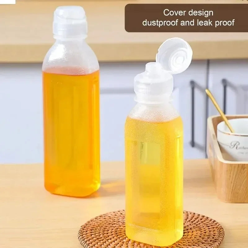 Plastic Oil Bottle Squeeze Condiment BBQ Dispenser