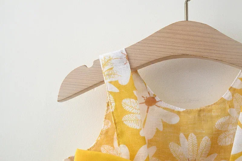 Girls Summer Floral Princess Dress
