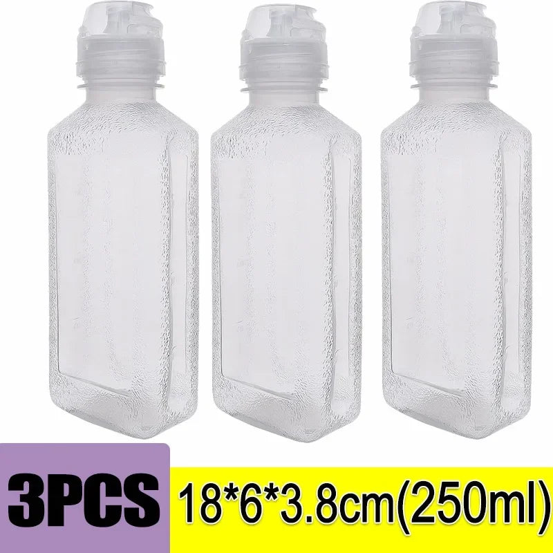Plastic Oil Bottle Squeeze Condiment BBQ Dispenser