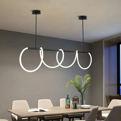 Nordic Gold LED Chandelier Dining Light