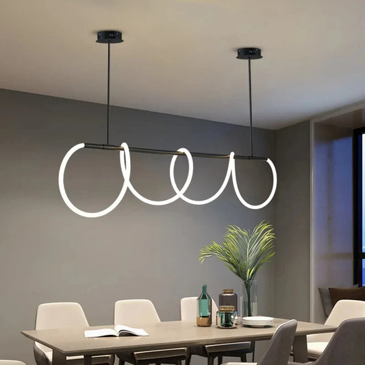 Nordic Gold LED Chandelier Dining Light