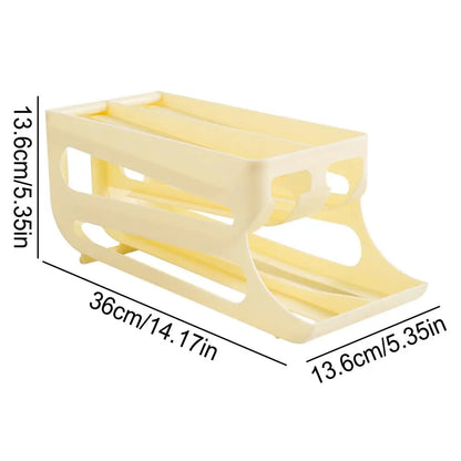Automatic Rolling 3-Tier Egg Dispenser