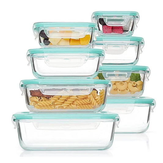 Glass Kitchen Storage Containers Bento Lunch Box