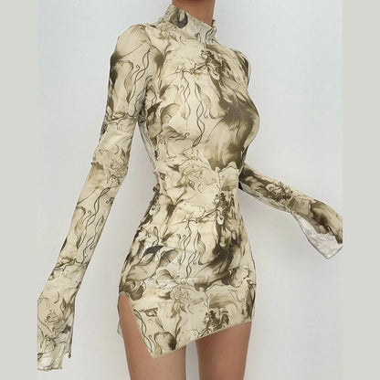 Women’s Y2K Mesh Vintage Dress