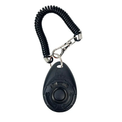 Dog Training Clicker Aid Adjustable WristStrap Sound Plastic Pet Cat Click Trainer Key Chain Dog Repeller Dog Supplies ﻿
