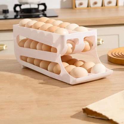 Automatic Rolling 3-Tier Egg Dispenser