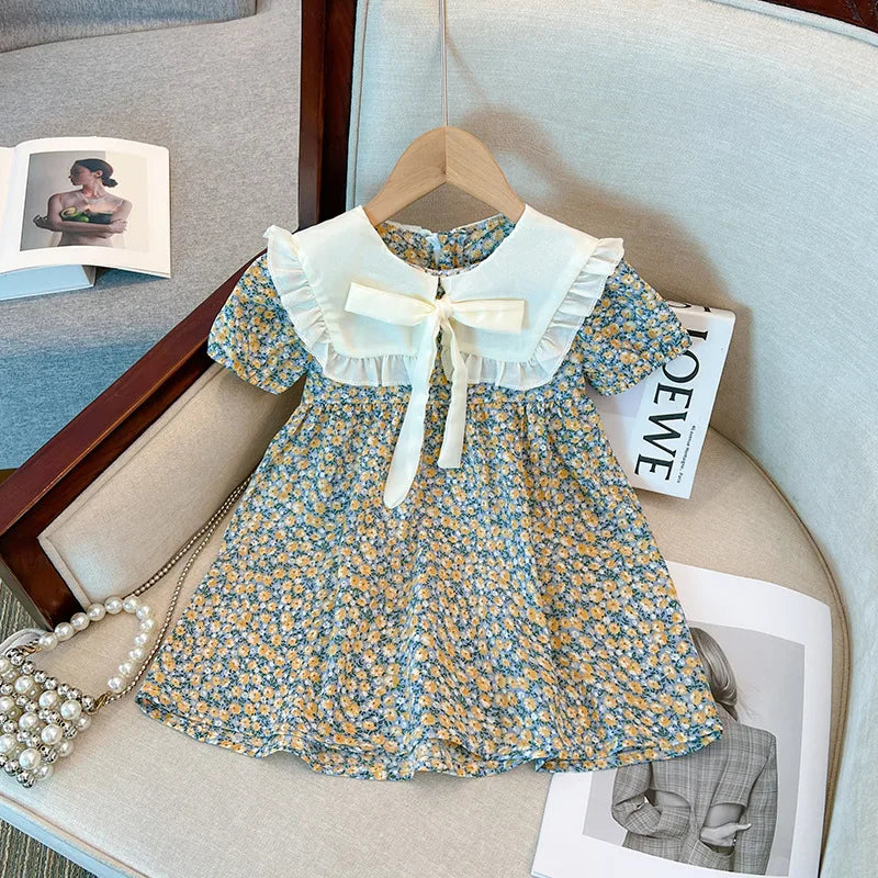 Baby Girl Floral Bow Dress