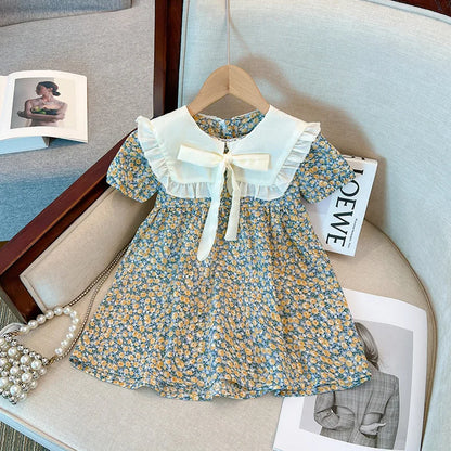 Baby Girl Floral Bow Dress