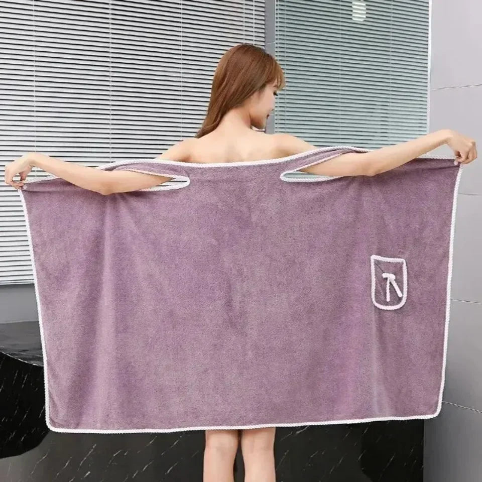 Wearable Bath Towel Dress
