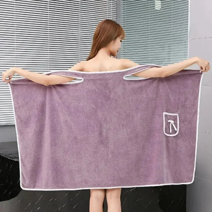 Wearable Bath Towel Dress