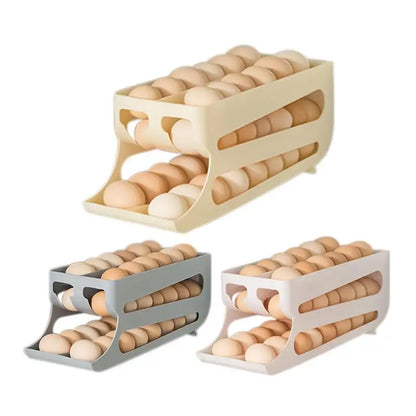 Automatic Rolling 3-Tier Egg Dispenser