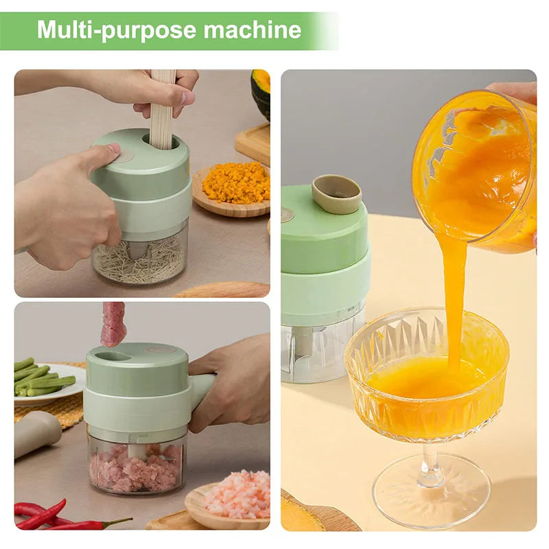 4-in-1 Electric Vegetable Cutter