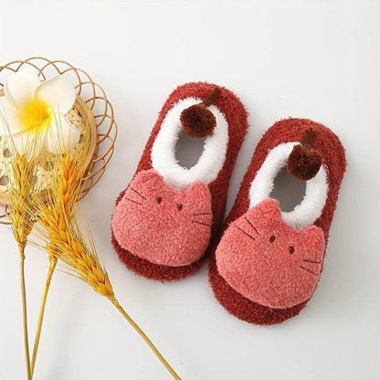 Girls Animal Cute Non-slip Socks - My Chroma Cart