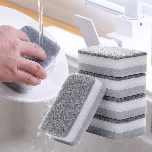 Double-sided Cleaning Spongs Household Scouring Pad Kit - My Chroma Cart