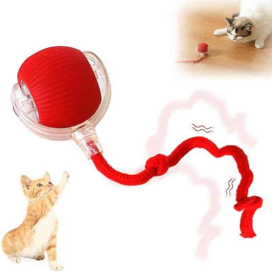 Interactive Cat Toy Ball: Automatically Rolling Electric Ball, Suitable for Indoor Cats/Dogs, Brings the Fun of Chasing Tails. Motion Sensing, Keeps Pets Busy and Enjoys Rich Sports Stimulation. Great Pet Gifts/Supplies. - My Chroma Cart