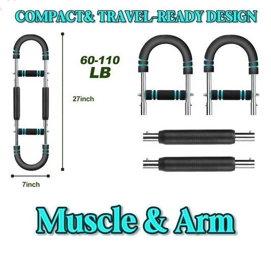 Arm Trainer | 2-In-1 Arm Strengthener with Adjustable Tension – Forearm/Chest Trainer, Portable Home Gym - My Chroma Cart