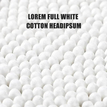 Close-up of densely packed white cotton swab heads with round tips.