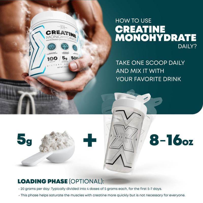 Creatine Monohydrate 100 Servings - My Chroma Cart