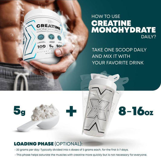 Creatine Monohydrate 100 Servings - My Chroma Cart