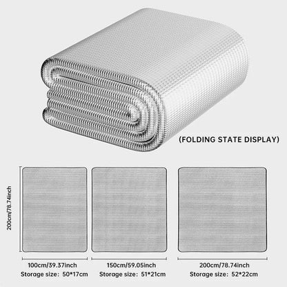 Outdoor Picnic Moisture-Proof Pad Double-Sided Thick Aluminum Film Waterproof Beach Mat Portable Tent Floor Mat Camping Mat - My Chroma Cart