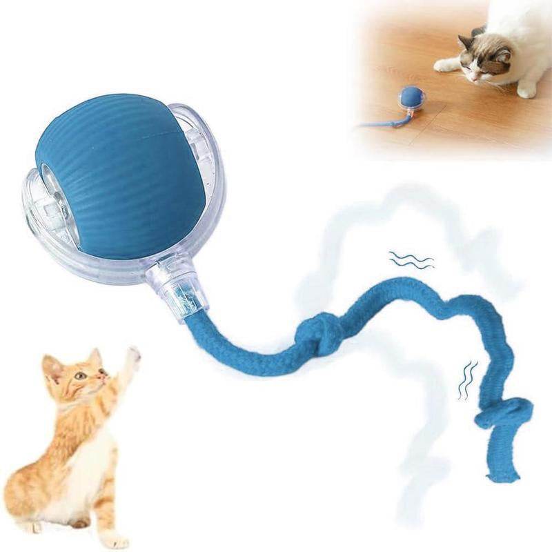 Interactive Cat Toy Ball: Automatically Rolling Electric Ball, Suitable for Indoor Cats/Dogs, Brings the Fun of Chasing Tails. Motion Sensing, Keeps Pets Busy and Enjoys Rich Sports Stimulation. Great Pet Gifts/Supplies. - My Chroma Cart