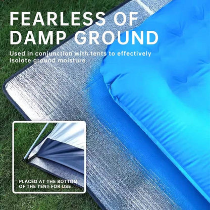 Outdoor Picnic Moisture-Proof Pad Double-Sided Thick Aluminum Film Waterproof Beach Mat Portable Tent Floor Mat Camping Mat - My Chroma Cart