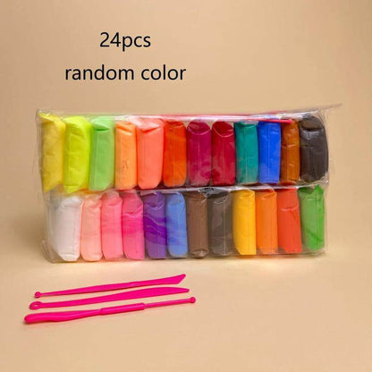 12/24/50 Color Air Dry Clay Set, Ultra Light Clay with Sculpting Tools, DIY Handicrafts - My Chroma Cart